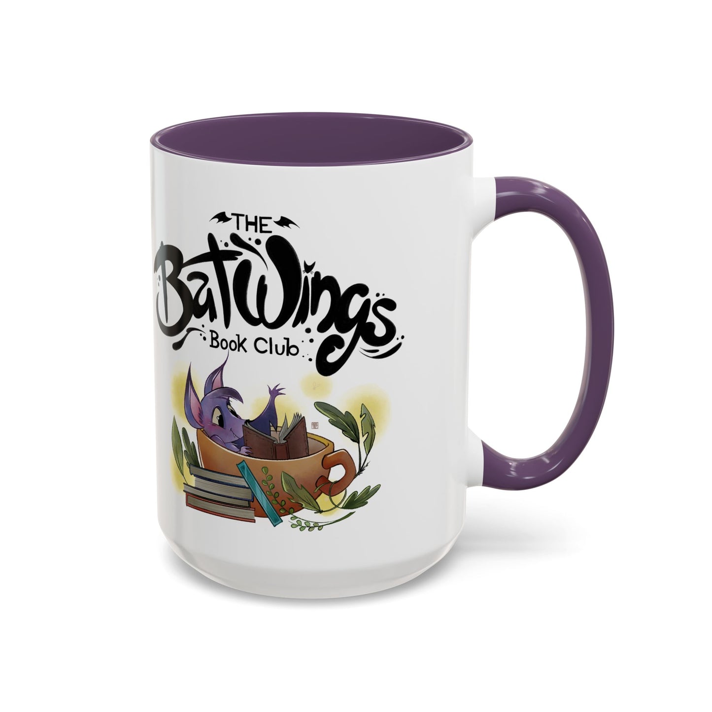 Teacup Bat Wings Book Club Mug