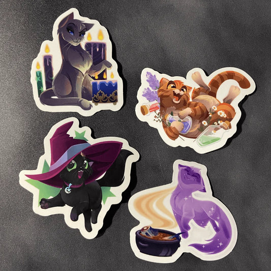 Familiar Feline Stickers