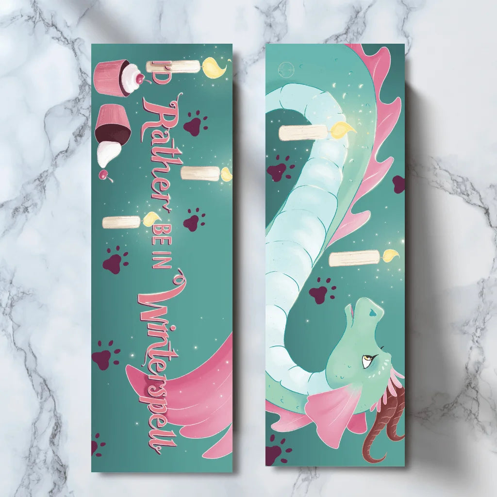 "I'd Rather Be In..." Bookmark Duo
